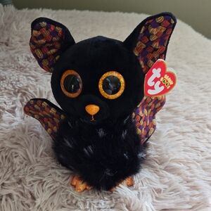 Ty Radar the Halloween Bat Beanie Baby Plush Stuffed Toy 6" Collectible